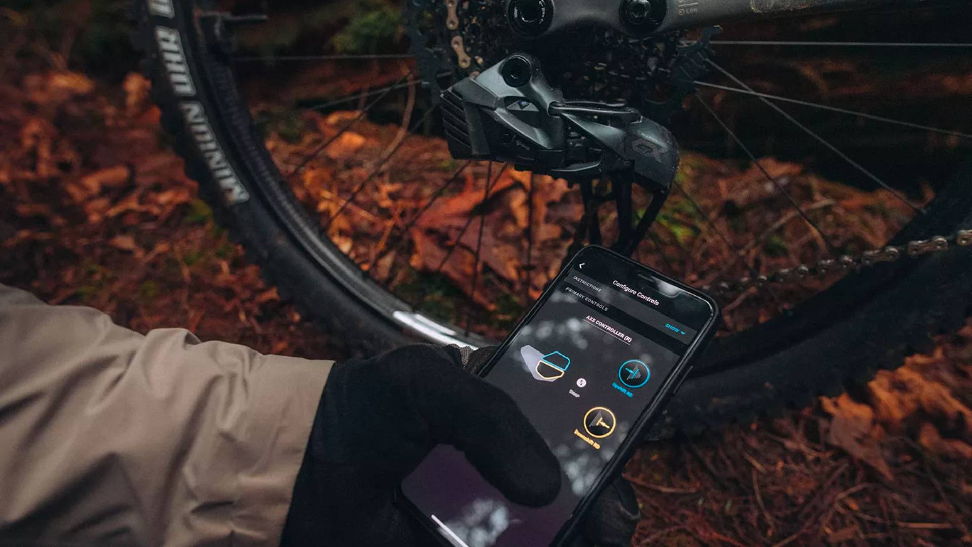 electronic shifting mountain bike