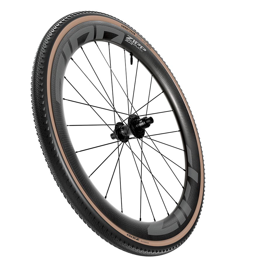 Zipp Goodyear XPLR Inter Gravel Tire 700x45C Folding Tubeless Ready Dynamic:UHP M:Wall Black - Bicycle Warehouse
