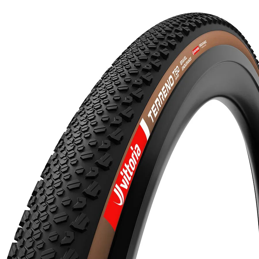 Terreno T50 Mixed Tire - 700 x 40 Tubeless Folding Brown Gravel Endurance Graphene G2.0 - Bicycle Warehouse