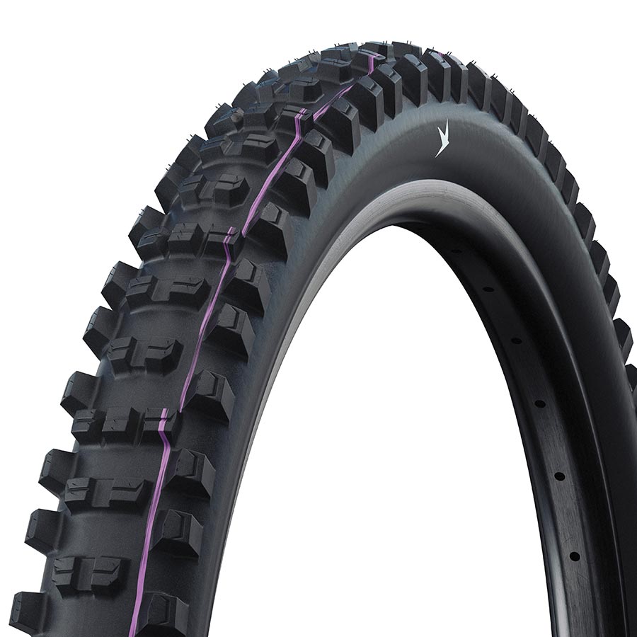 Shredda Mountain Tire 27.5x2.50 Folding Tubeless Ready Addix Ultra Soft Gravity Pro - Radial 67TPI Black - Bicycle Warehouse