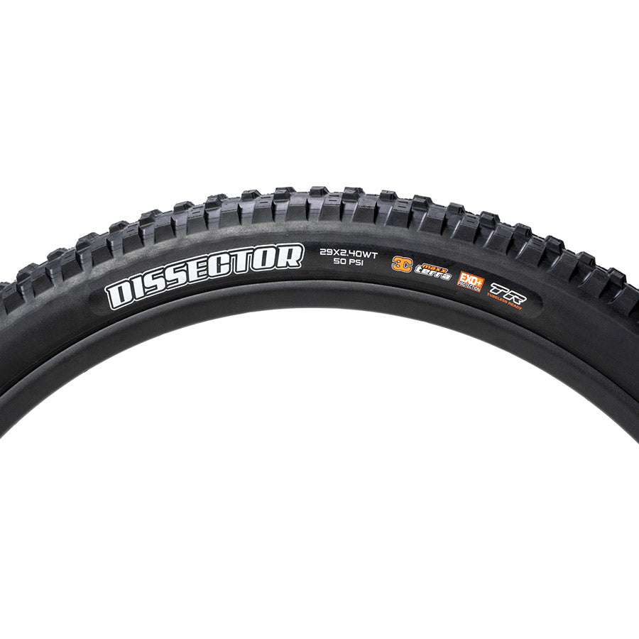 Maxxis Dissector II Tire 3CG/EXO+/TR/WT - 29 x 2.4" - Bicycle Warehouse