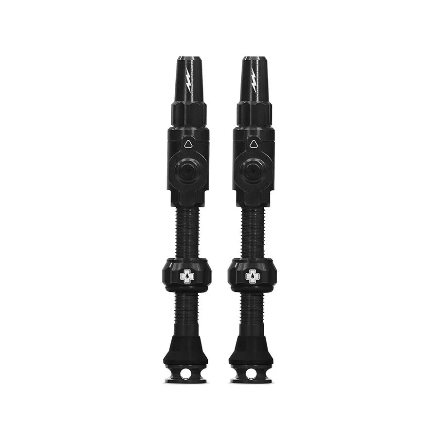 Big Bore Lite Tubeless Valve Stems - Large 45mm Black - Bicycle Warehouse