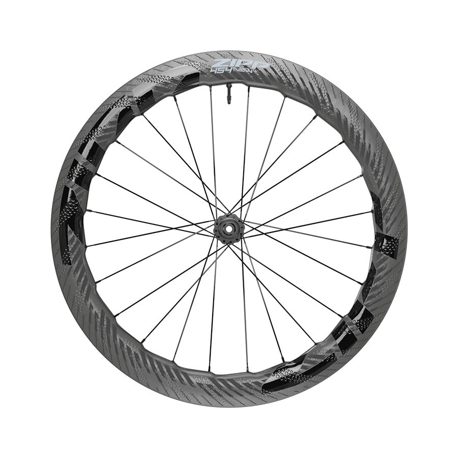 Zipp 454 NSW Front Wheel - 700 12 x 100mm Center-Lock Tubeless Carbon B1 - Bicycle Warehouse