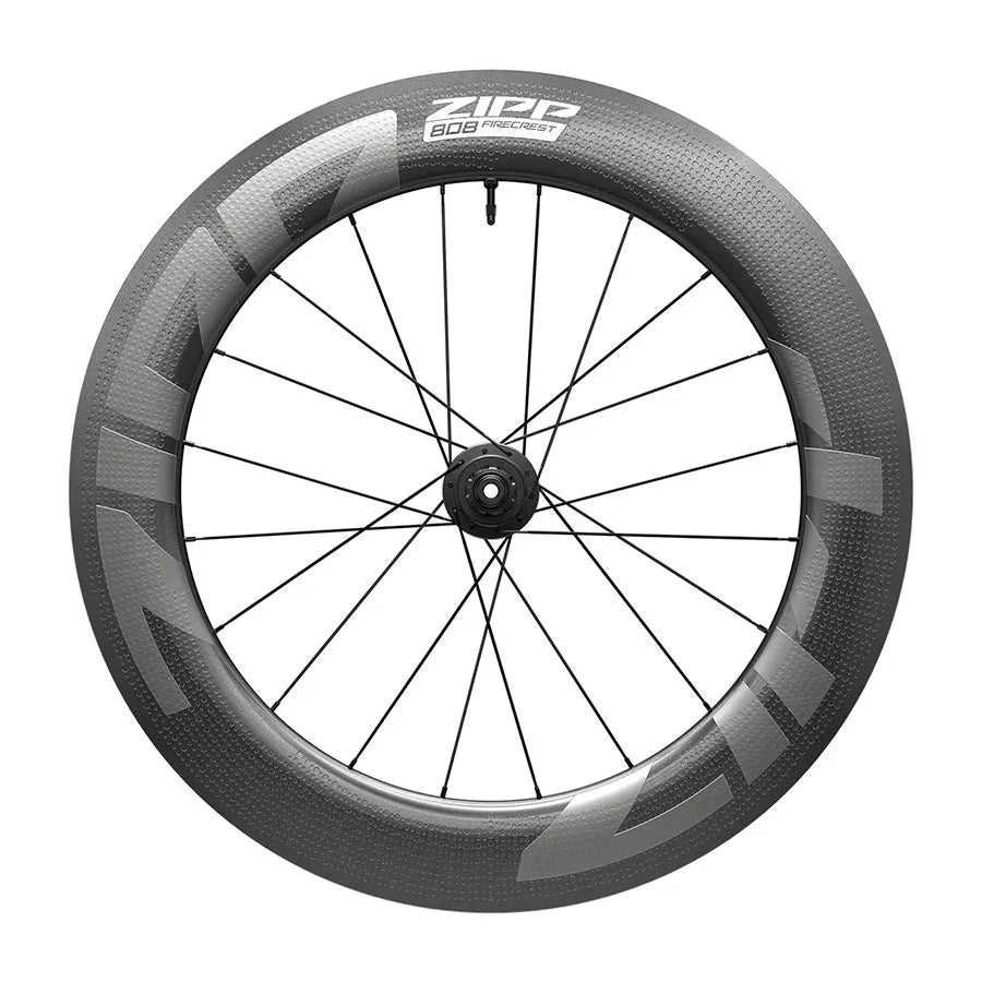 Zipp 808 Firecrest Tubeless Rear Wheel - 700 12 x 142mm Center-Lock SRAM 10/11-Speed Tubeless BLK B1 - Bicycle Warehouse