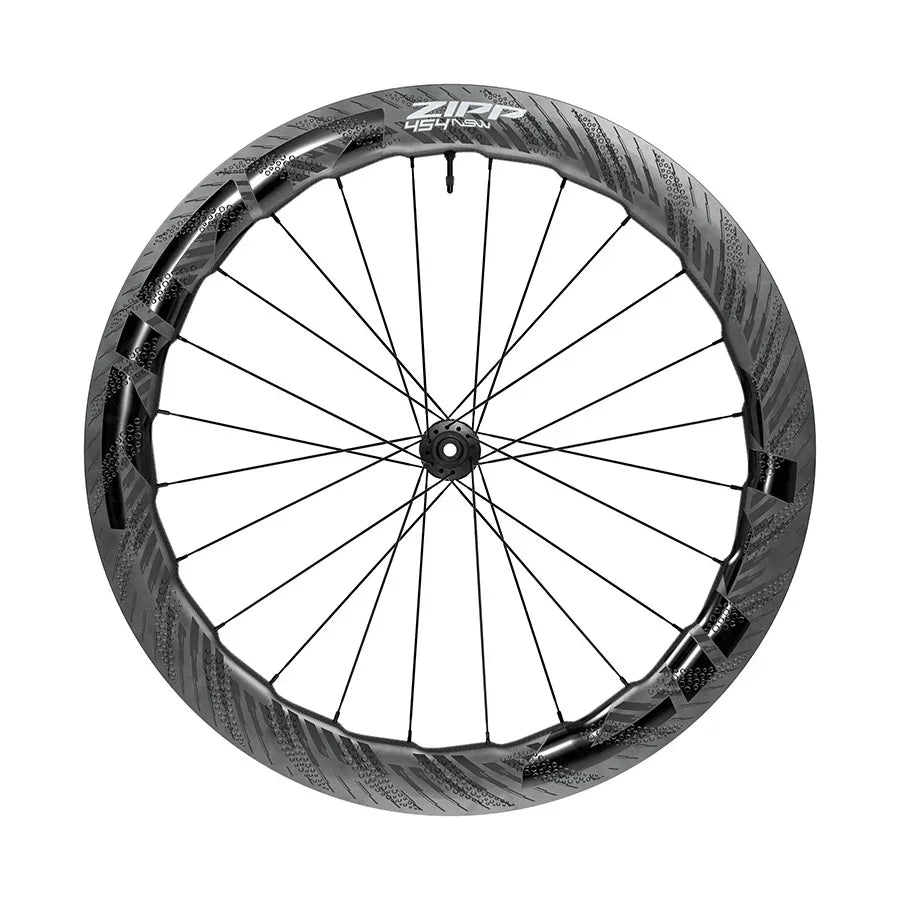 Zipp Speed Weaponry Zipp 454 NSW Front Wheel - 700 12 x 100mm Center-Lock Tubeless Carbon C1 - Bicycle Warehouse