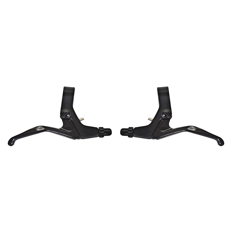 Flat Bar Levers Black Pair - Bicycle Warehouse
