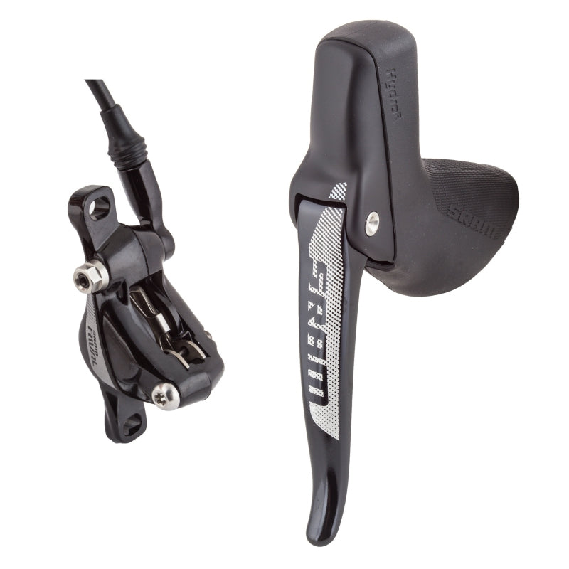 Rival 1 Disc Brake and Lever - Left/Front Hydraulic Post Mount Black A1 - Bicycle Warehouse