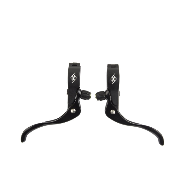 Cross Top Mount Levers Black Pair 2 Finger Short Pull 24.0 - Bicycle Warehouse