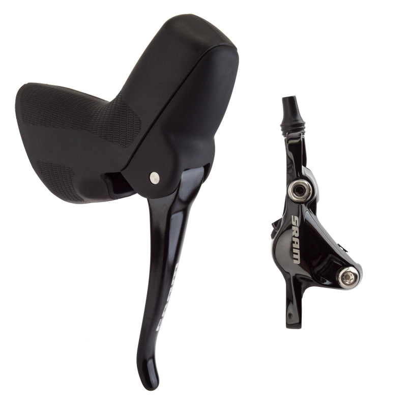 Apex 1 Disc Brake and Lever - Front Hydraulic Post Mount Black A1 - Bicycle Warehouse