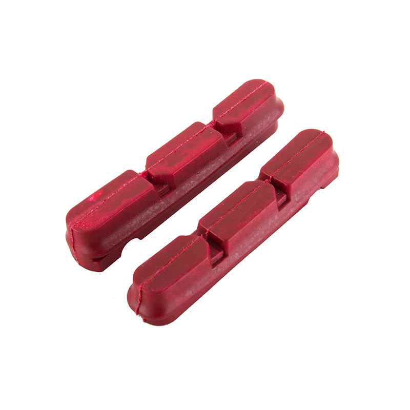Road 1003R Carbon Red Replacement Insert Pads - Bicycle Warehouse
