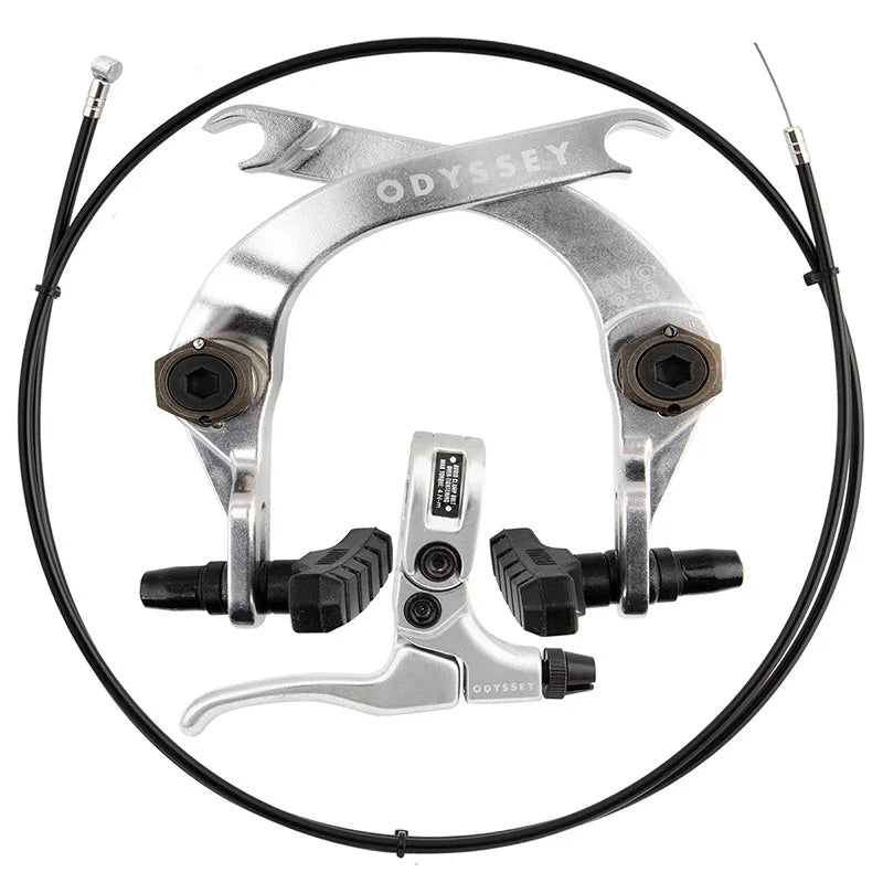 EVO 2.5 U-Brake and Lever Kit - Polished - Bicycle Warehouse