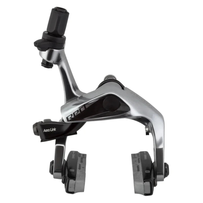 Red AXS Rear Road Brake Caliper 10mm Nut Pad Compound Carbon Rims D1 - Bicycle Warehouse