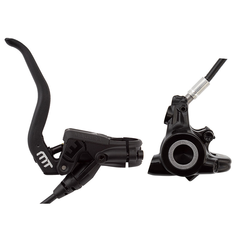 Magura MT4 Disc Brake and Lever - Front or Rear Hydraulic Flat Mount Black - Bicycle Warehouse