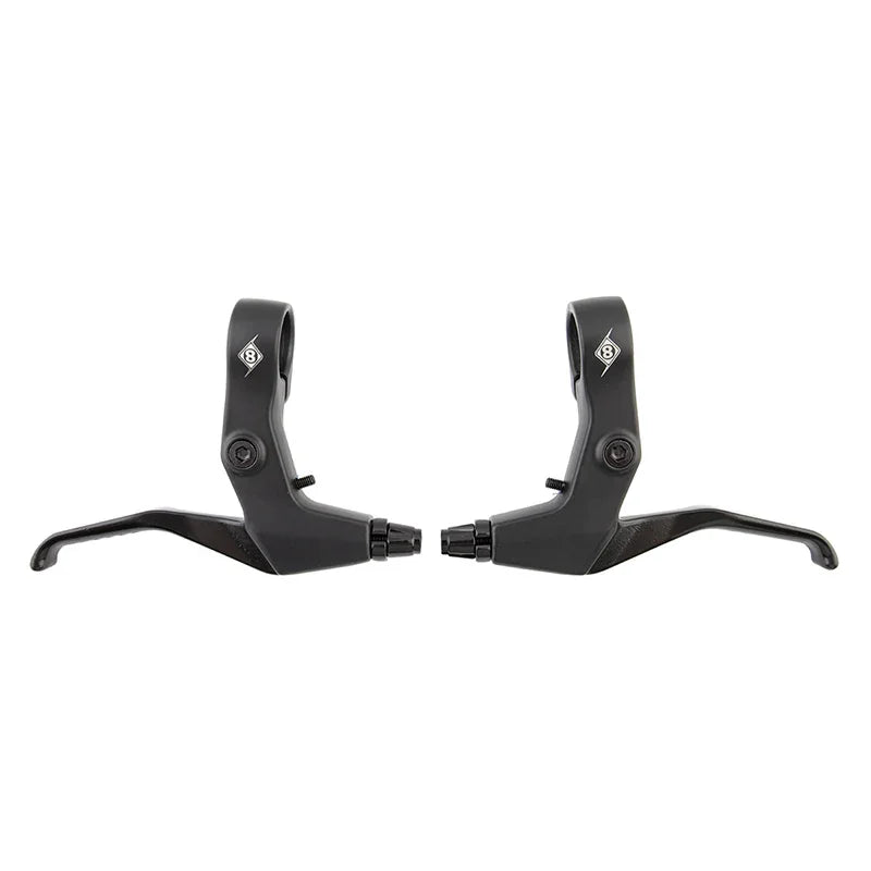 Midi-Trigger LP Levers Black/Black Pair 2 Finger Long - Bicycle Warehouse