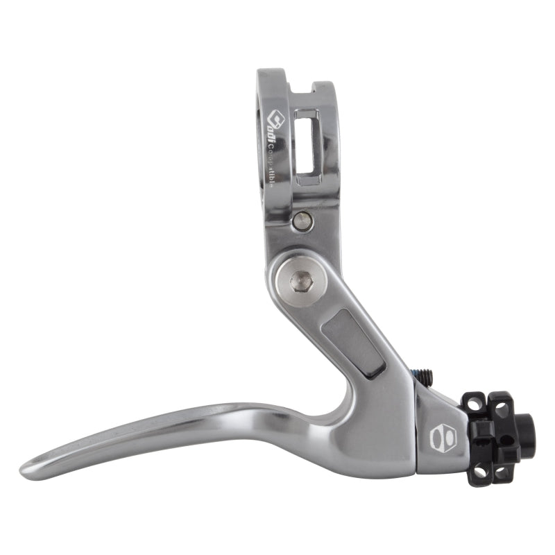 Box components Box One Genius Brake Lever Gun Metal Right Short Linear Pull - Bicycle Warehouse