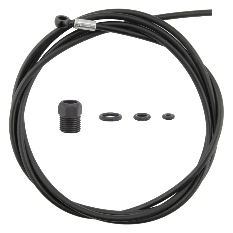 Disc Brake Hose Kit - Black Banjo 2000mm - Bicycle Warehouse