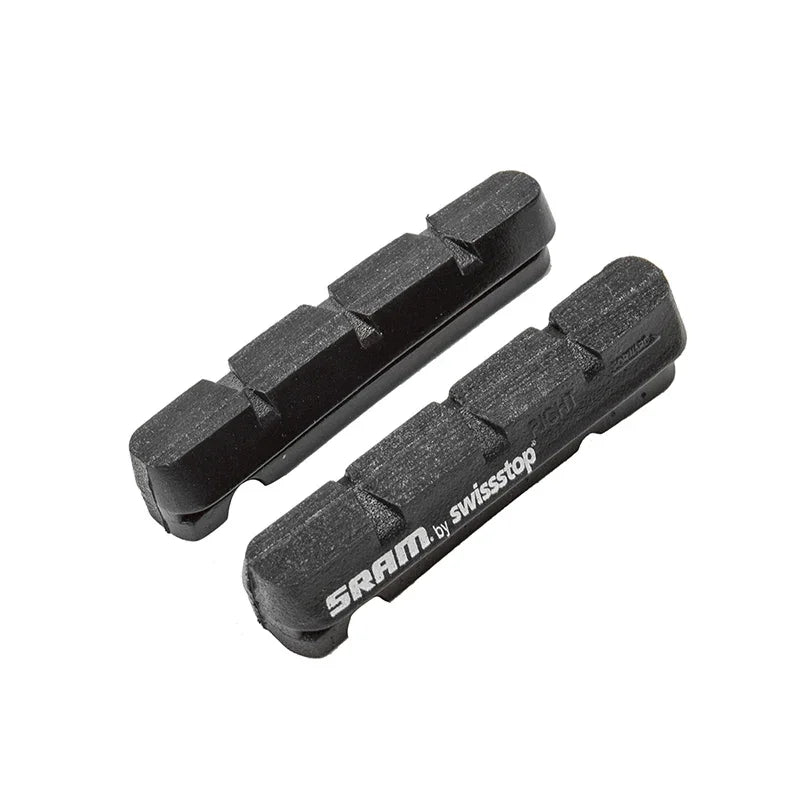 Road Brake Pad Inserts Black for Alloy Rims by SwissStop Pair - Bicycle Warehouse