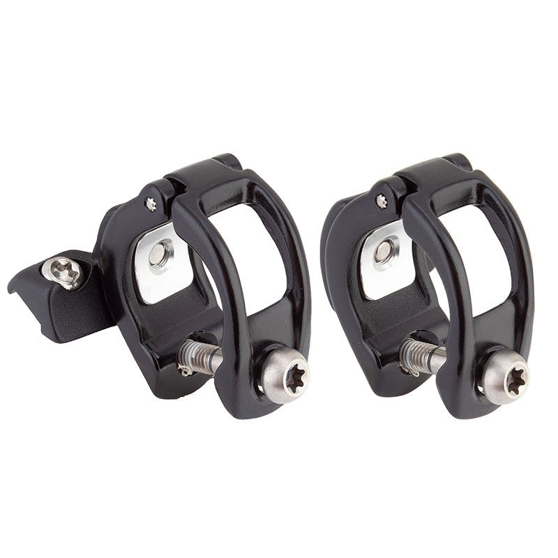 MatchMaker X Cockpit Clamp - Pair Black with Ti Bolts - Bicycle Warehouse