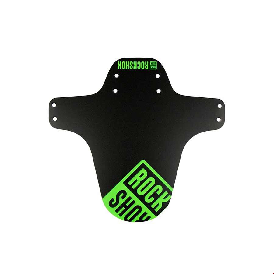 MTB Fork Fender Black with Neon Green Print - Bicycle Warehouse