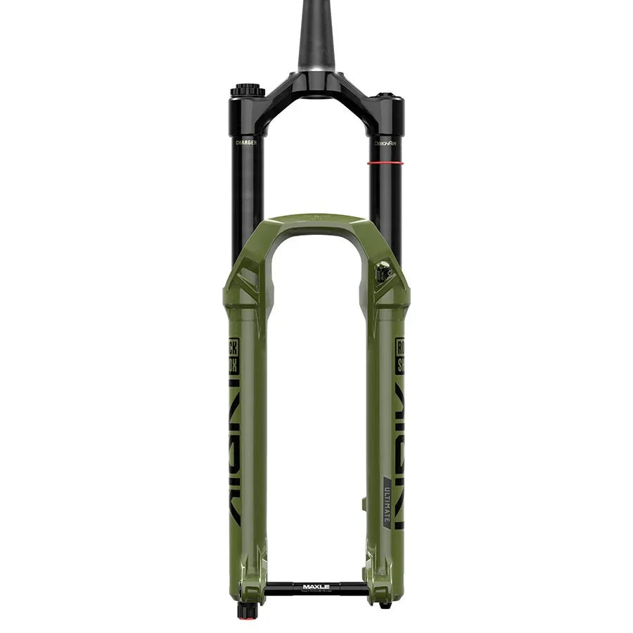 Lyrik Ultimate Charger 3.1 RC2 Suspension Fork - 27.5" 160 mm 15 x 110 mm 44 mm Offset Green D2 - Bicycle Warehouse