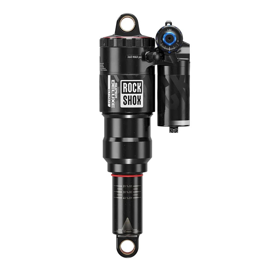Super Deluxe Ultimate RC2T Rear Shock - 230 x 60 mm Linear Air 0 Neg/2 Pos Token Reb 55 / Comp 30 L/O4 C2 - Bicycle Warehouse