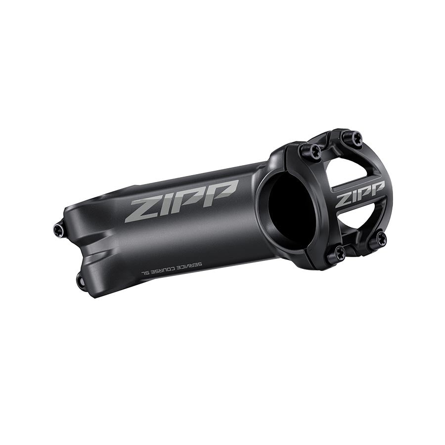 Zipp Service Course SL Stem - 140mm 31.8 Clamp +/-6 1 1/8" Aluminum Matte BLK B2 - Bicycle Warehouse