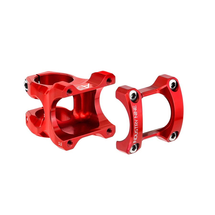 A318 Stem (31.8) 30mm Red - Bicycle Warehouse