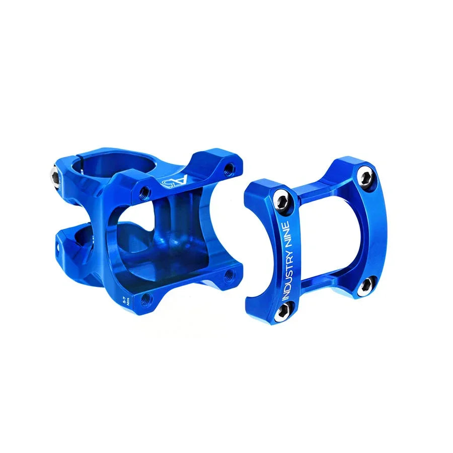 A318 Stem (31.8) 30mm Blue - Bicycle Warehouse