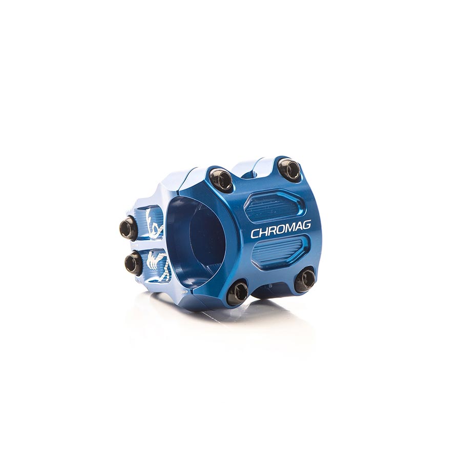 Riza Stem - 32mm 31.8mm Clamp +/-0 Blue - Bicycle Warehouse