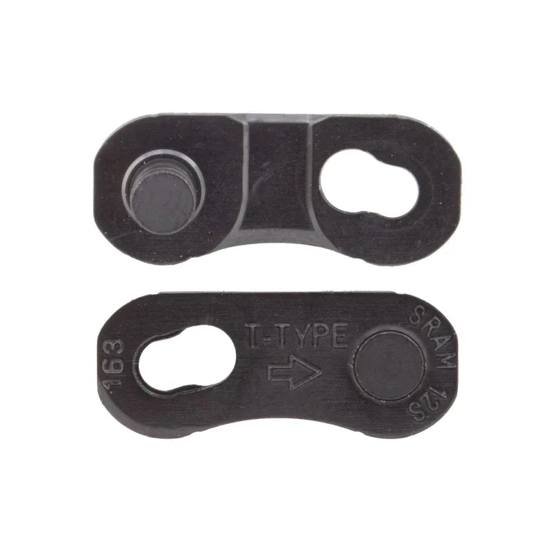 Eagle T-Type PowerLock Flattop Connector Link - 12-Speed For Eagle T-Type Flattop Chain Only PVD Coated BLK 4 Pack - Bicycle Warehouse