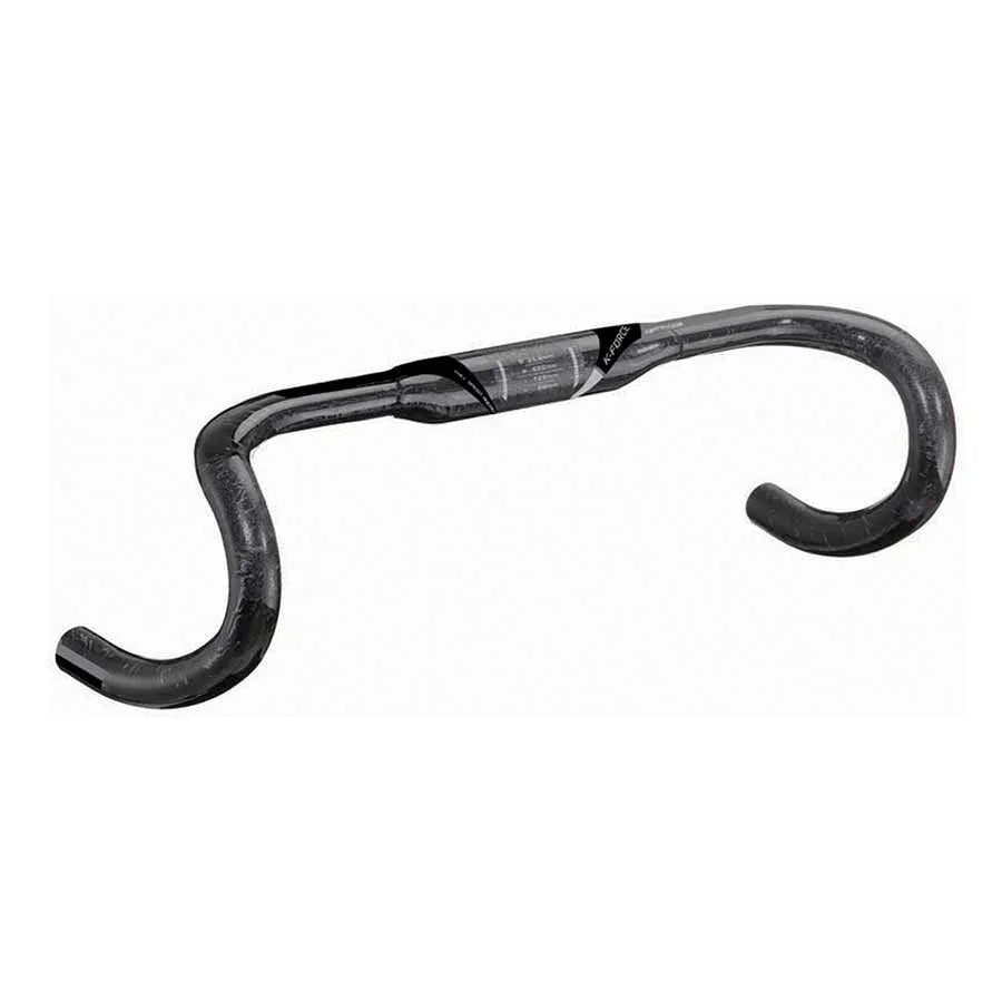 Full Speed Ahead K-Force Compact Drop Handlebar - Carbon 31.8mm 42cm Black - Bicycle Warehouse