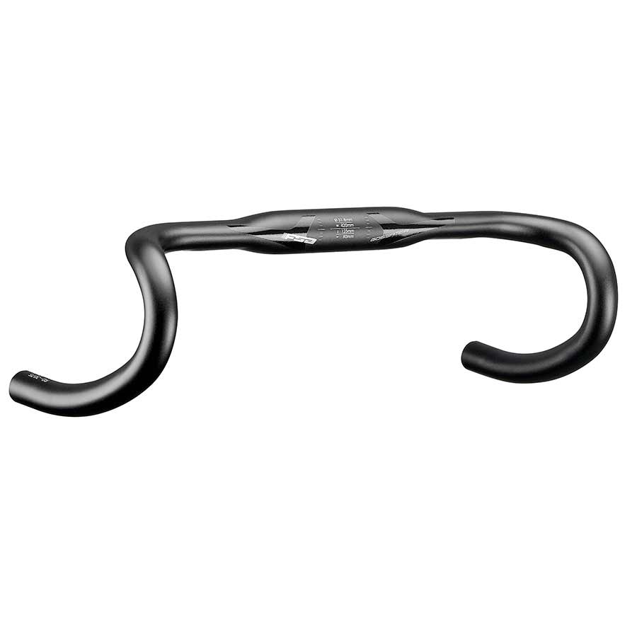 Full Speed Ahead Gossamer Compact Drop Handlebar - Aluminum 31.8mm 38cm BLK - Bicycle Warehouse
