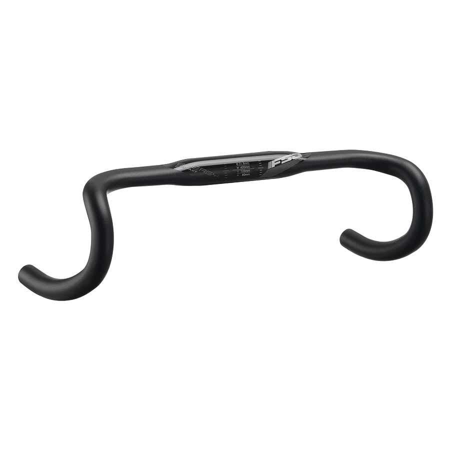 Full Speed Ahead Energy Compact SCR Handlebar - 31.8 Clamp 40cm Black - Bicycle Warehouse