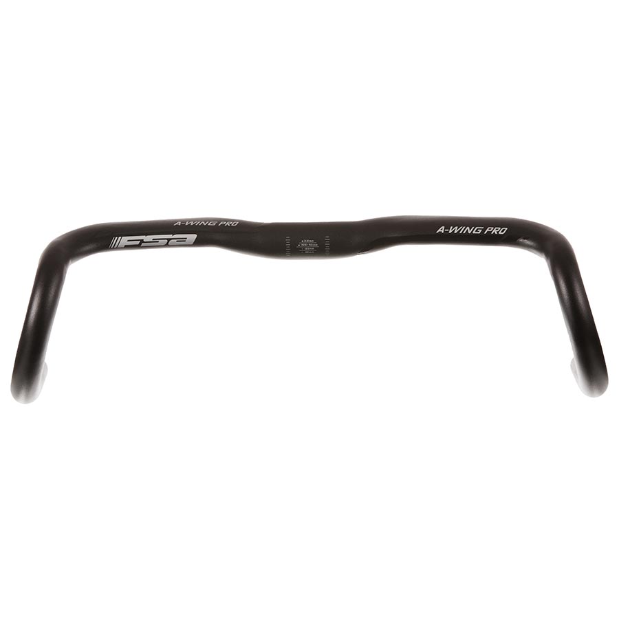 Full Speed Ahead A-Wing Pro AGX Drop Handlebar - Aluminum 31.8mm 48cm Black - Bicycle Warehouse