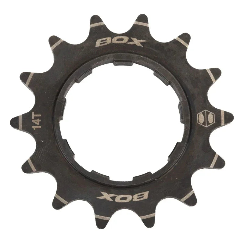 Box One 3/32" CNC CrMo Cog Black - 14t - Bicycle Warehouse