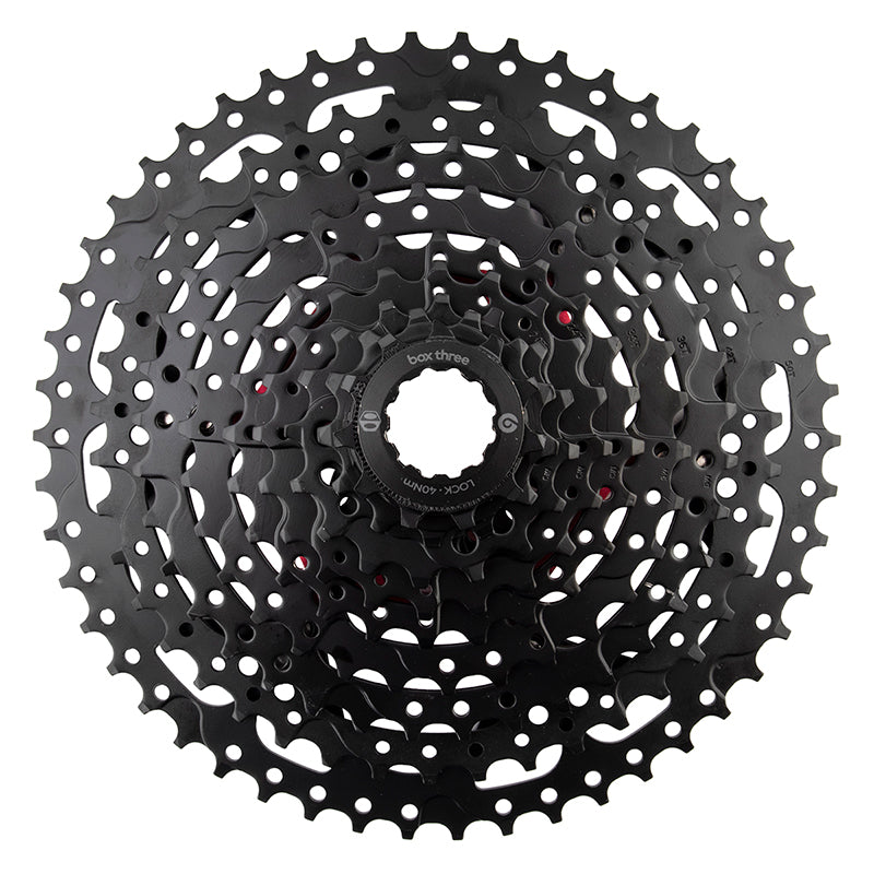 Three Prime 9 Cassette - 9-Speed 11-50t Black - Bicycle Warehouse