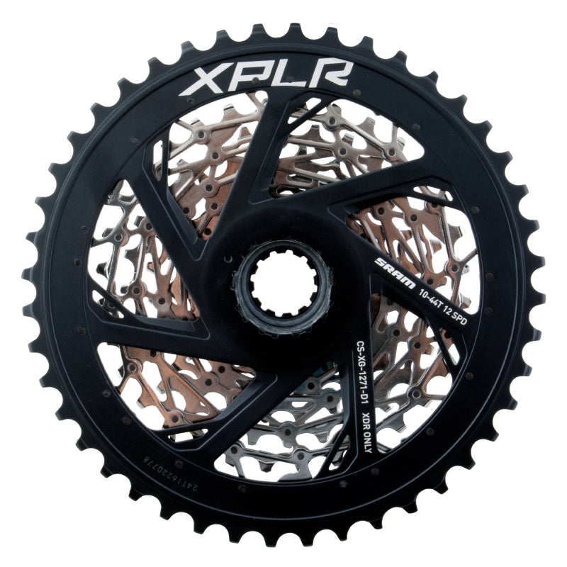 XPLR XG-1271 Cassette - 12-Speed 10-44t Silver For XDR Driver Body D1 - Bicycle Warehouse
