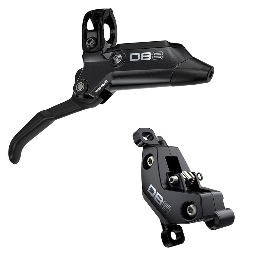 DB8 Stealth Disc Brake Lever - Front 950mm Hose Mineral Oil Hydraulic Post Mount Diffusion BLK B1 - Bicycle Warehouse