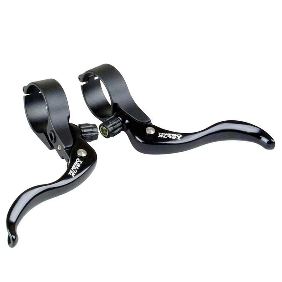 RL721 Cross Levers - 31.8mm Clamp Diameter Pair Matte Black - Bicycle Warehouse