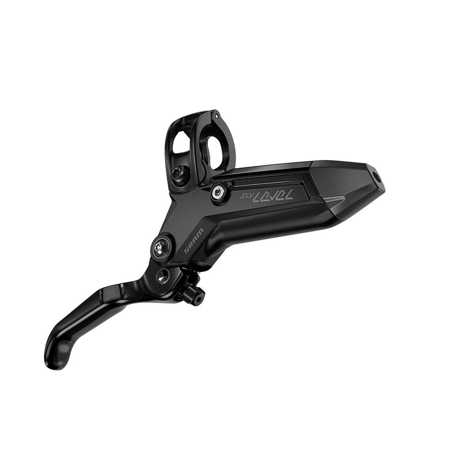 Level Silver Stealth Disc Brake Lever Assembly - Aluminum Lever Blade BLK/Silver C1 - Bicycle Warehouse