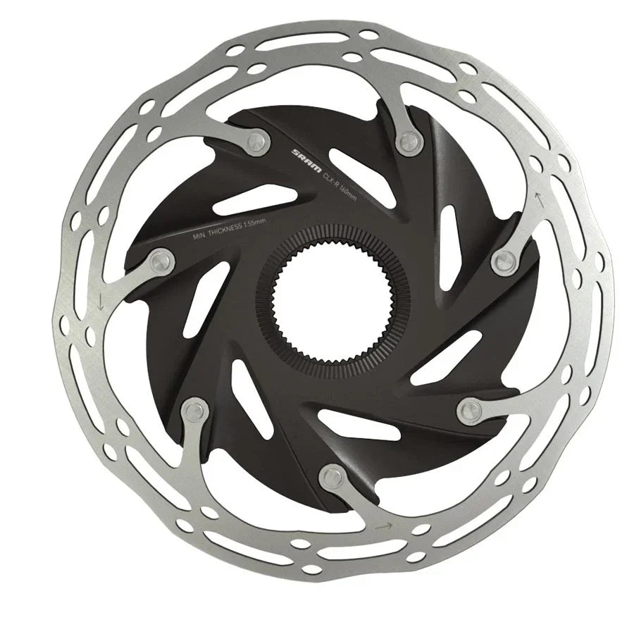 CenterLine XR Disc Brake Rotor - 140mm Center Lock Silver/Black - Bicycle Warehouse
