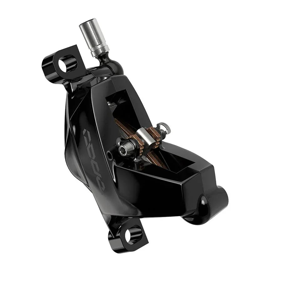 Code Silver Stealth Disc Brake Caliper Assembly - Front/Rear Post Mount 4-Piston BLK C1 - Bicycle Warehouse
