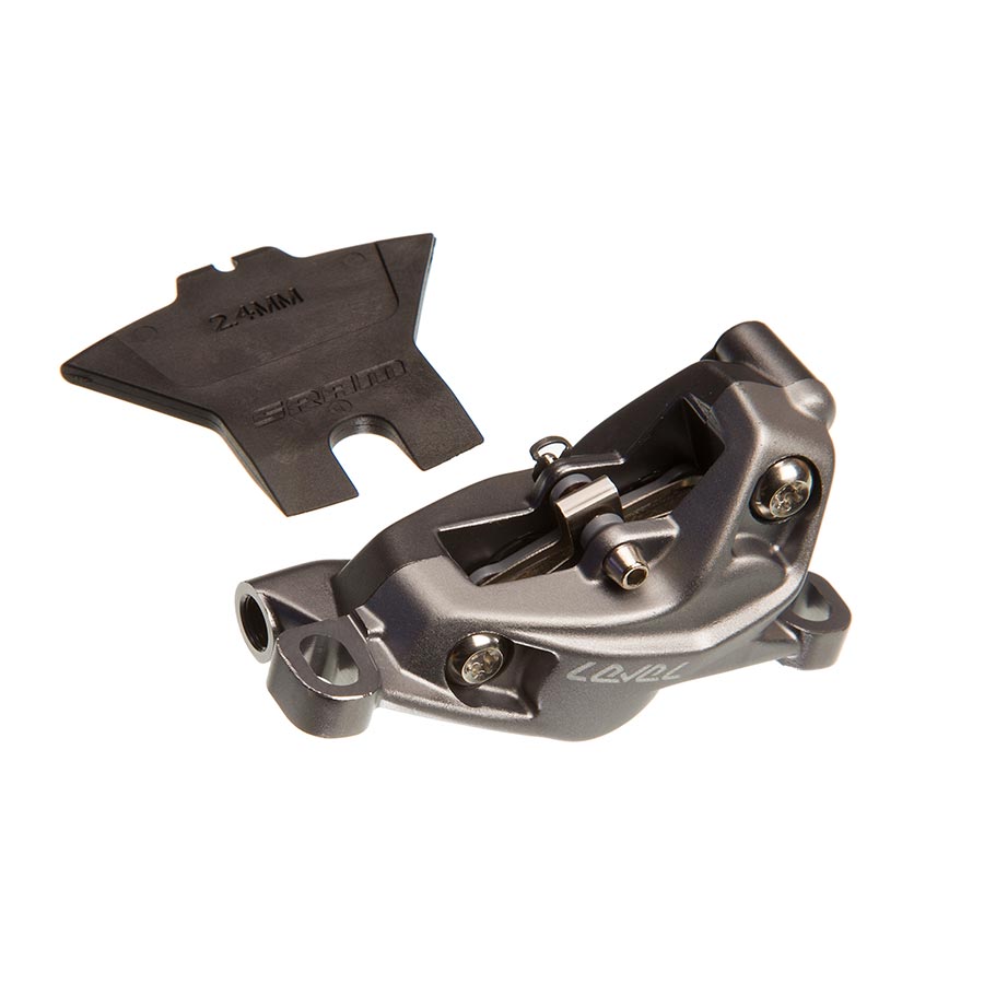 Level Bronze Stealth Disc Brake Caliper Assembly - Front/Rear Post Mount 4-Piston Dark Polar C1 - Bicycle Warehouse