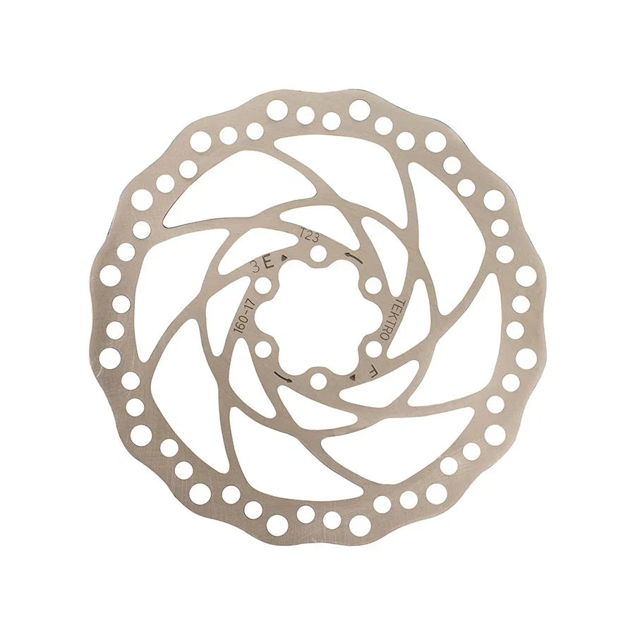 TR160-17 Disc Brake Rotor - 160mm 6-Bolt 2.3mm Thickness Silver - Bicycle Warehouse