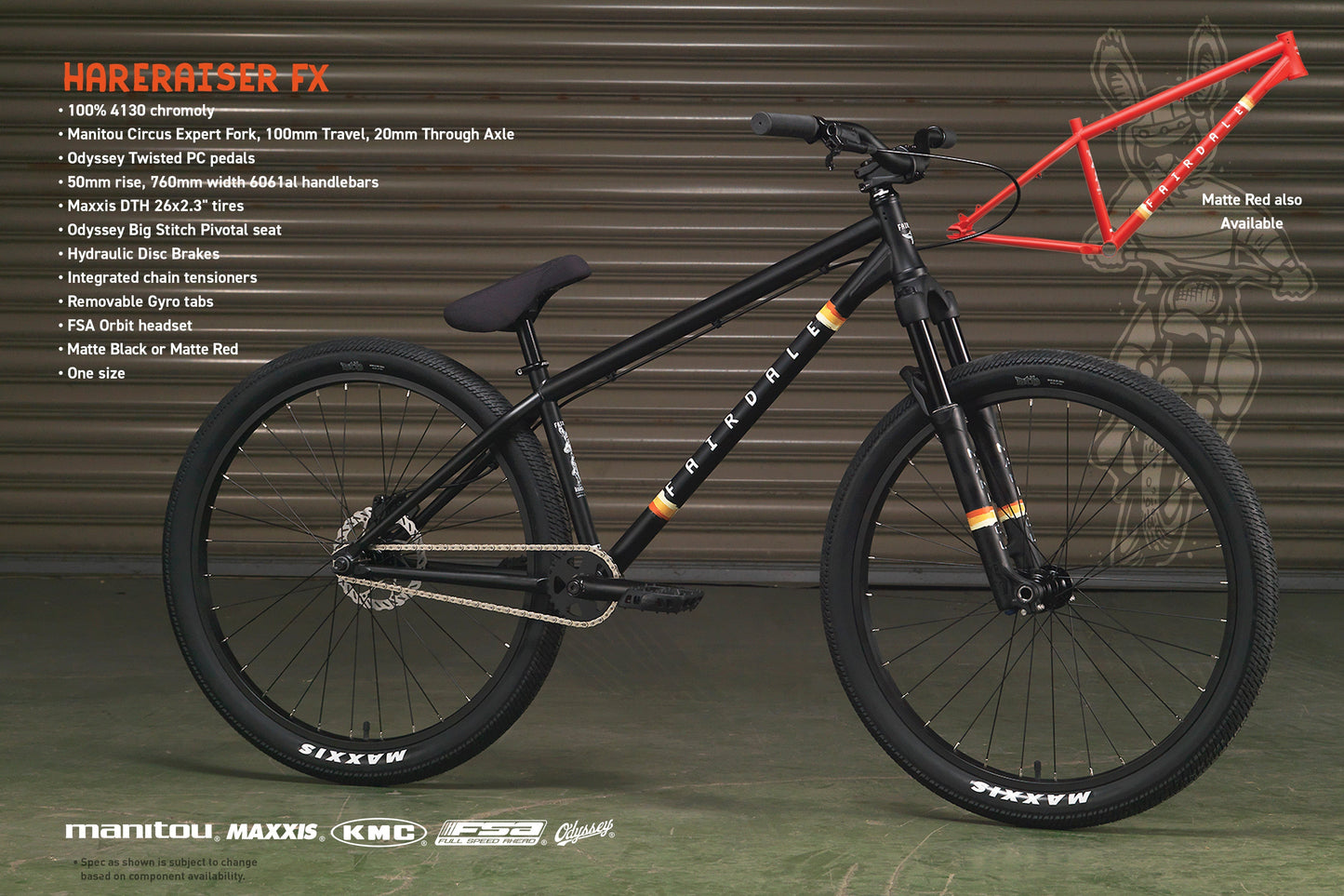 Hareraiser FX 26" BMX Dirt Jump Bike - Bicycle Warehouse