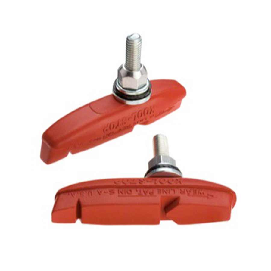 Eagle-Claw 2 Pads Threaded - Salmon - Bicycle Warehouse