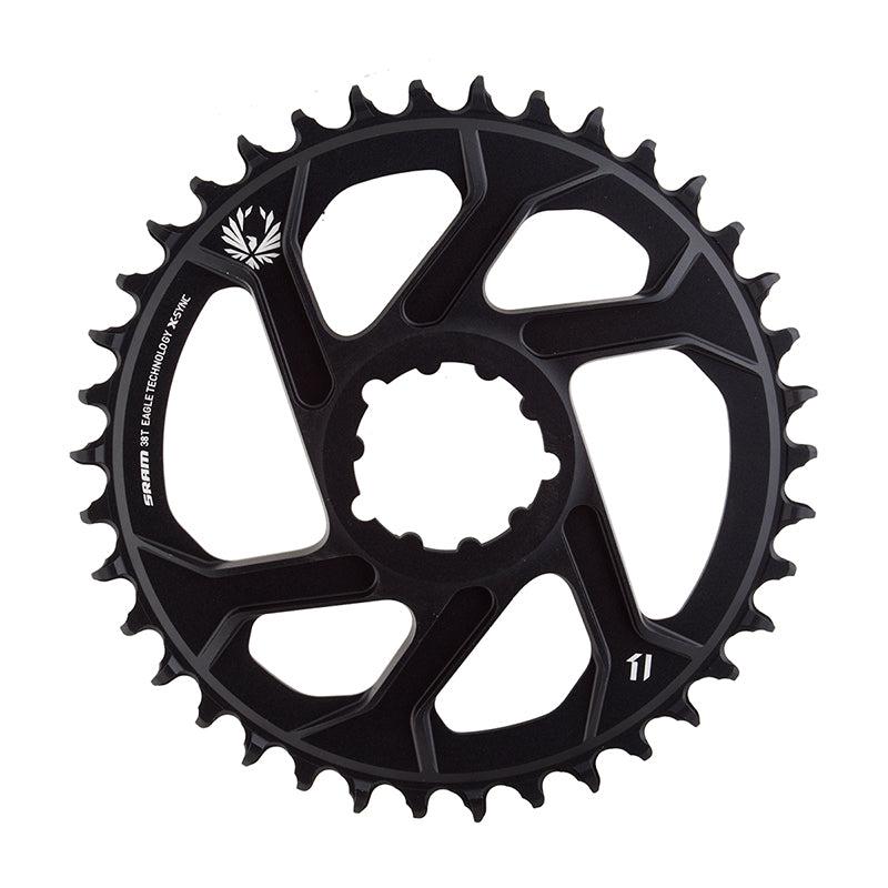 パーツ SRAM X-SYNC 2 EAGLE CHAINRING 38T 6mm X-Sync 2 Eagle Direct Mount Chainring 38T 6mm Offset – Bicycle