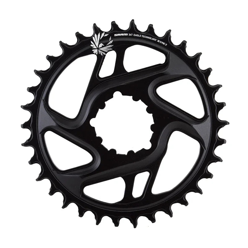X-Sync 2 Eagle Cold Forged Direct Mount Chainring 34T 6mm Offset - Bicycle Warehouse