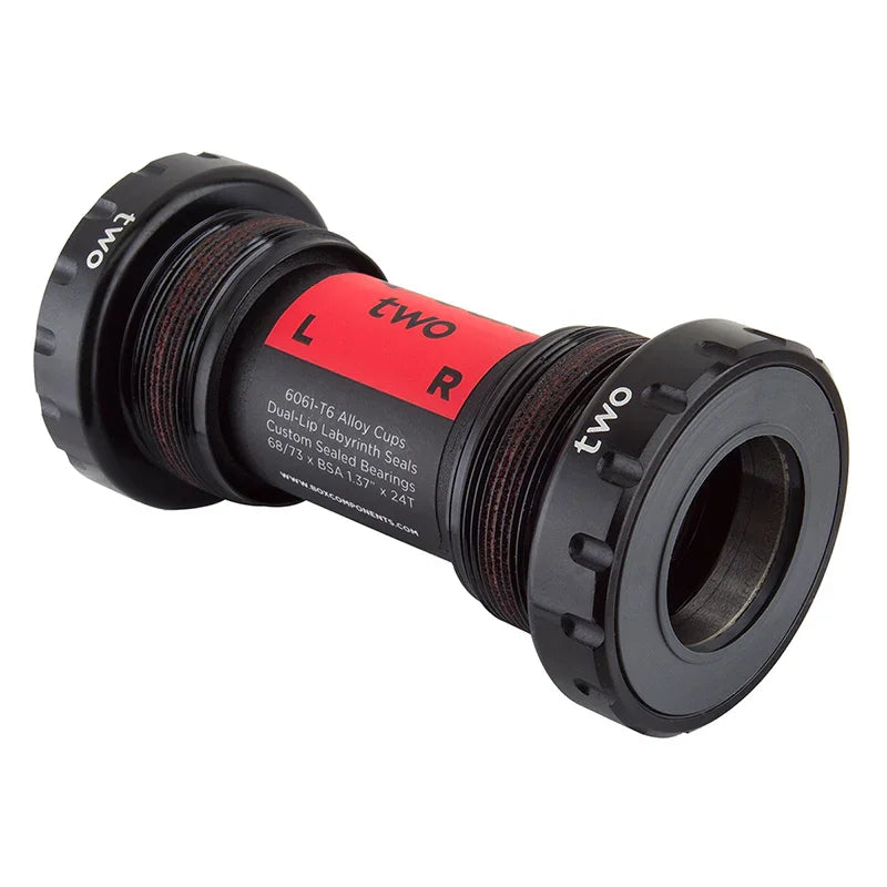Box components Box Two Alloy External ENG Bottom Bracket 68/73mm Shimano HTII 24mm - Bicycle Warehouse