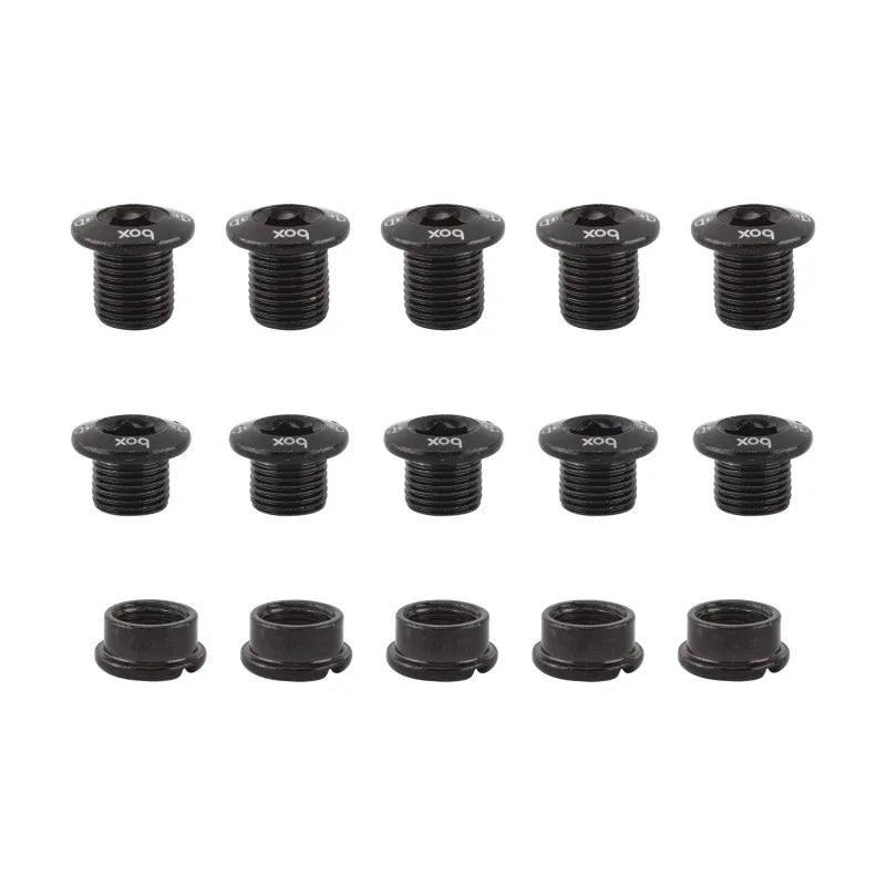 Spiral Chainring Bolt Kit Black - Bicycle Warehouse